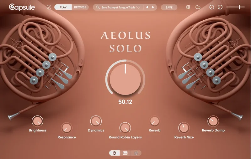 Capsule Audio Aeolus Solo interface