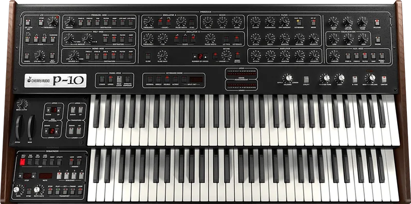 Cherry Audio P-10 interface