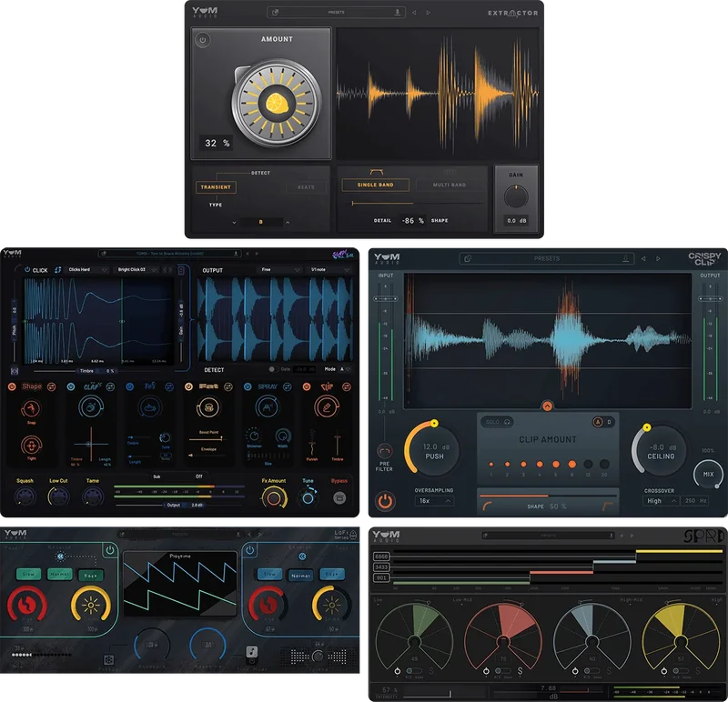 Yum Audio Essentials Bundle interface