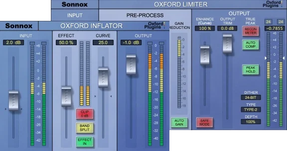 Sonnox Sonnox Producer Power Bundle - Oxford Inflator & Oxford Limiter interface