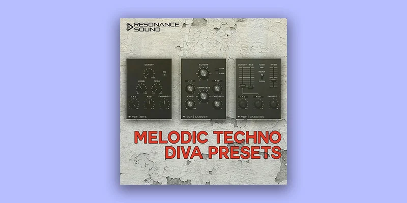 Resonance Sound Melodic Techno Diva Presets interface