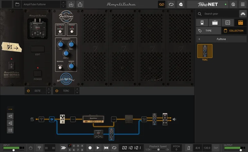 IK Multimedia Fulltone Collection interface