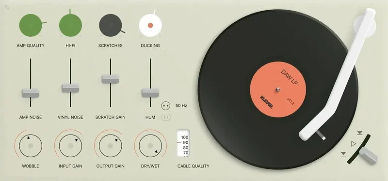 Klevgrand DAW LP interface