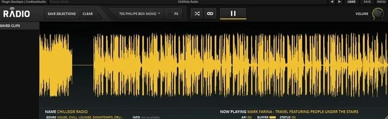 Plugin Boutique Radio interface
