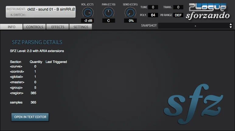 THEPHONOLOOP Cassette Keys.02 for SFZ Player interface