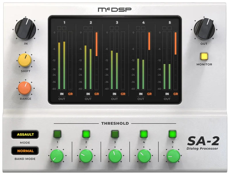 McDSP SA-2 Dialog Processor Native v7 Upgrade from v6 interface