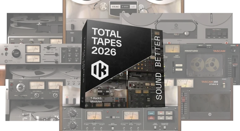 IK Multimedia Total Tapes 2026 interface