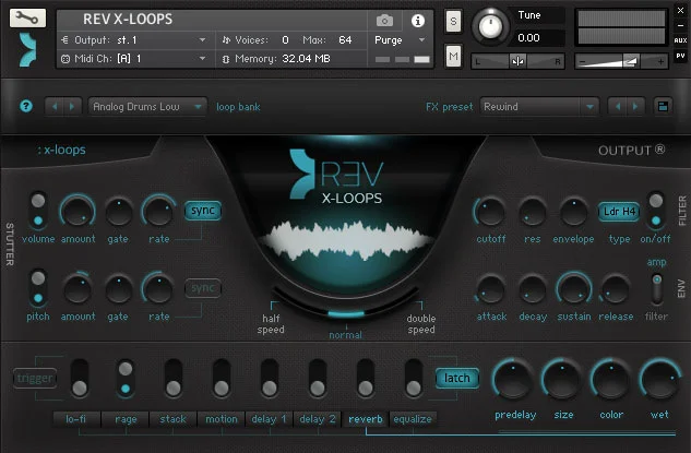 Output REV X-Loops Crossgrade from REV & SIGNAL interface