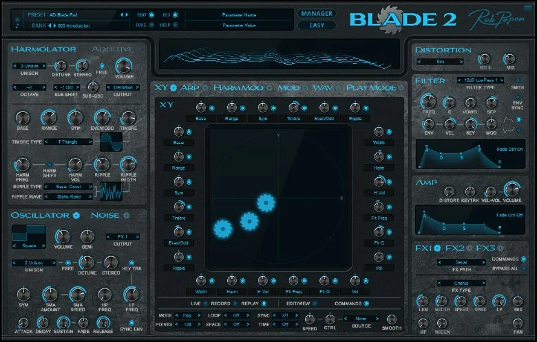 Rob Papen Blade 2 interface