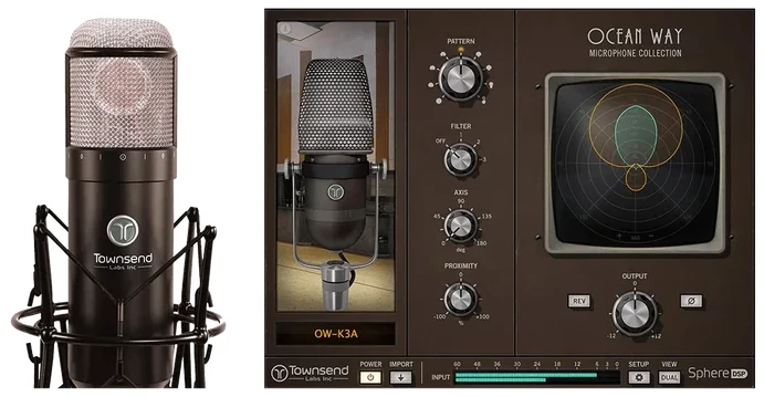 Universal Audio Ocean Way Microphone Collection interface