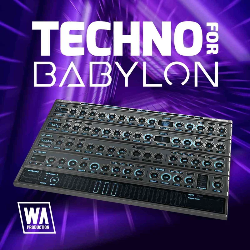 W. A. Production Techno for Babylon interface