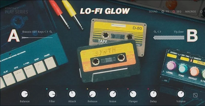 Native Instruments Lo-Fi Glow interface