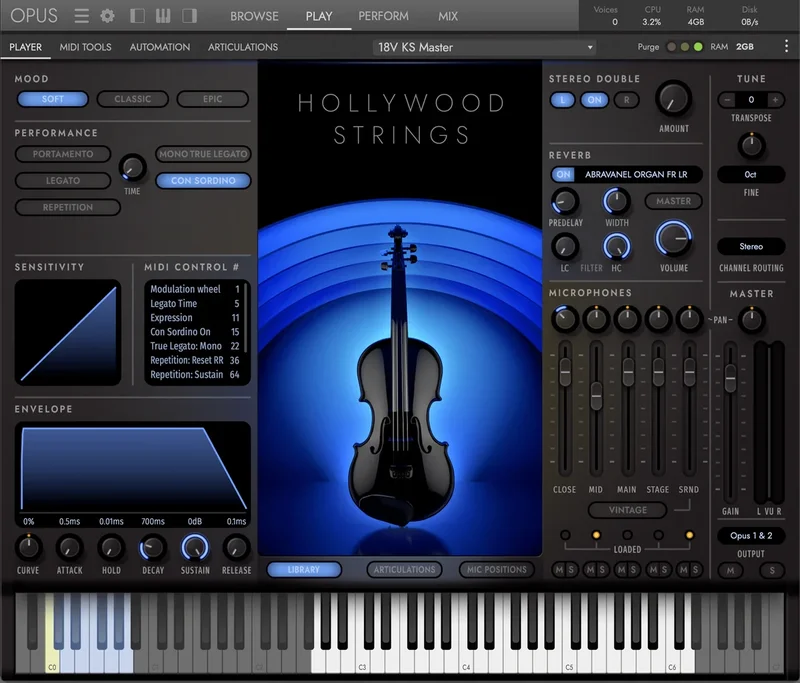 EastWest Hollywood TEC 3 Bundle interface