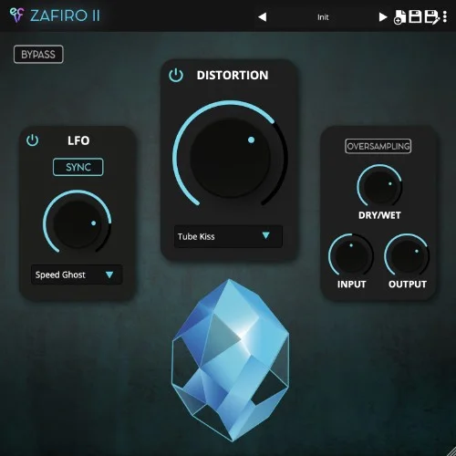 Ear Candy Zafiro 2 interface