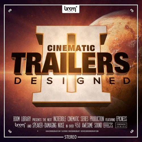 BOOM Library Cinematic Trailers - Designed 2 interface