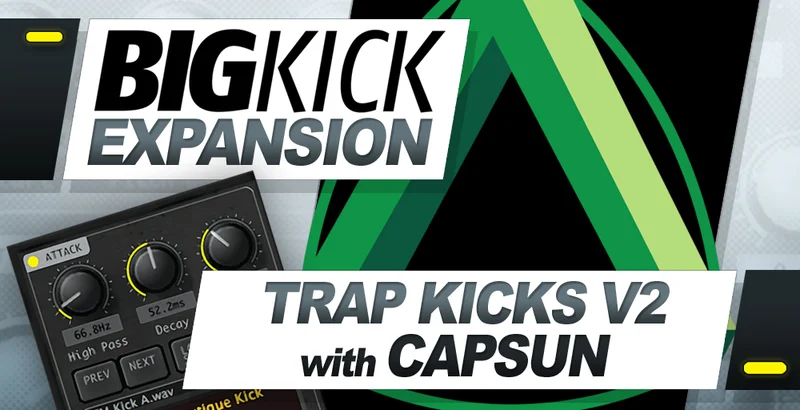 Plugin Boutique BigKick Expansion V2 - Trap Kicks with CAPSUN interface