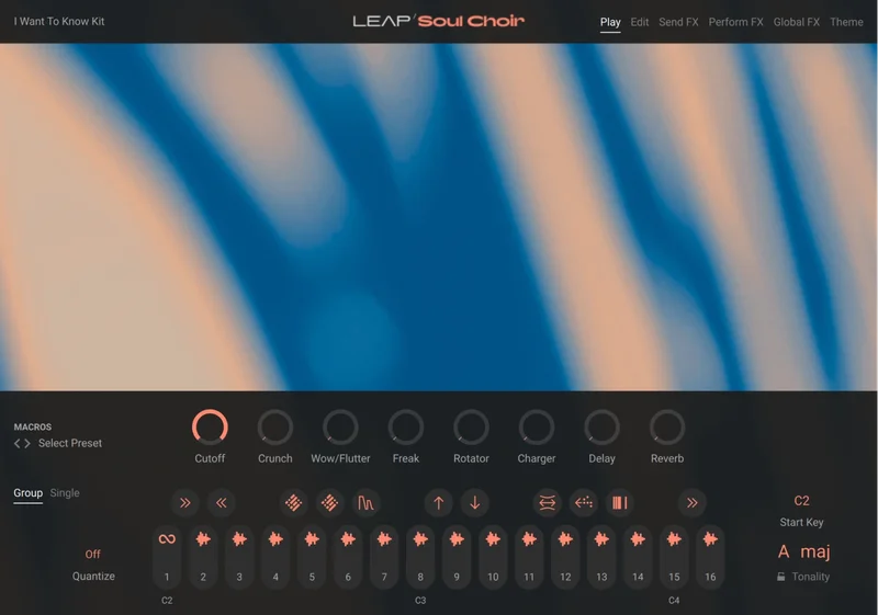 Native Instruments Leap Expansion – Soul Choir interface