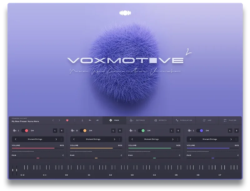 Audiomodern Voxmotive 2 interface