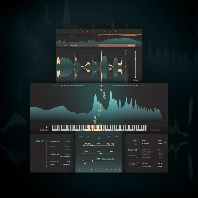 Softube Vocal Tuner and Deesser Bundle interface