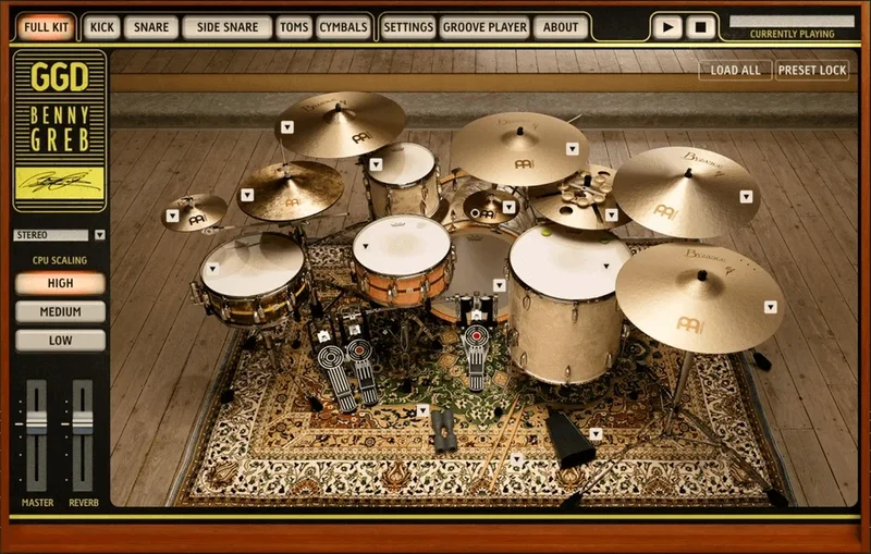 GGD Benny Greb Signature Pack interface