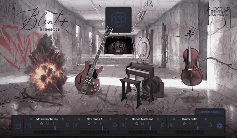Audiofier Blent 9 Plus - TensionScapes interface