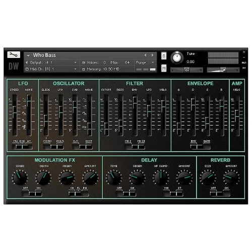 Hideaway Studio Zero 1 Synth interface