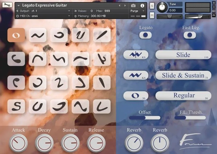 Loot Audio Legato Expressive Guitar interface