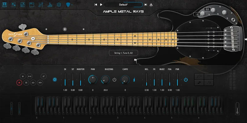 Ample Sound Ample Metal Ray5 interface