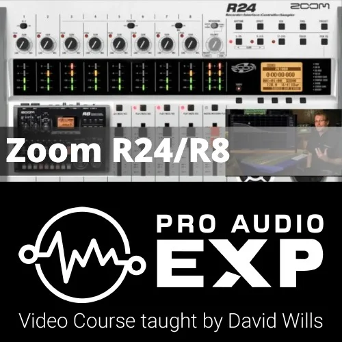 ProAudioEXP - Zoom R24/R8 Video Course interface