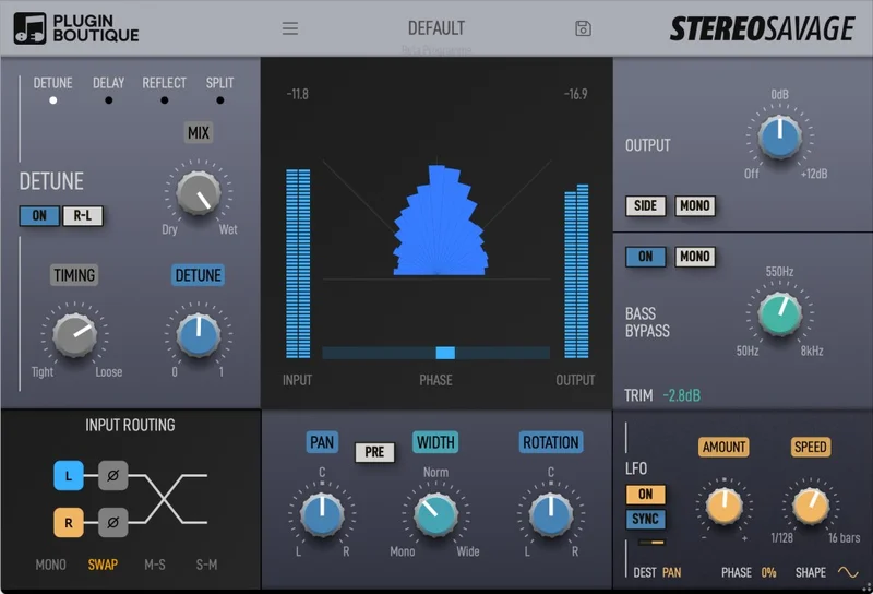 Plugin Boutique StereoSavage 2 Upgrade from StereoSavage 2 Elements interface