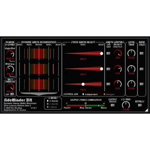 Raising Jake SideMinder ZL2 interface