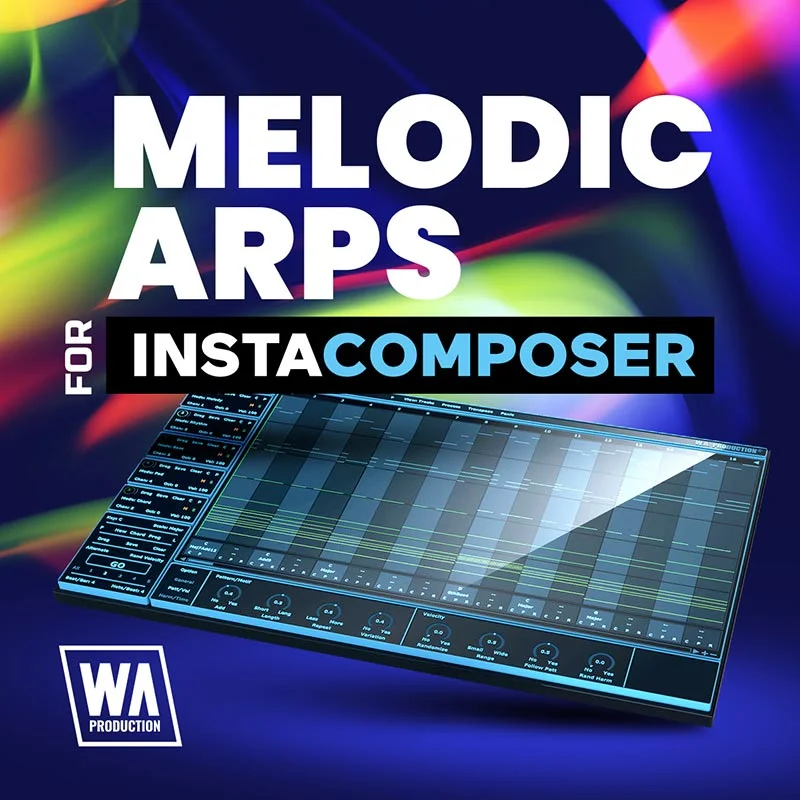 W. A. Production Melodic Arps for InstaComposer interface