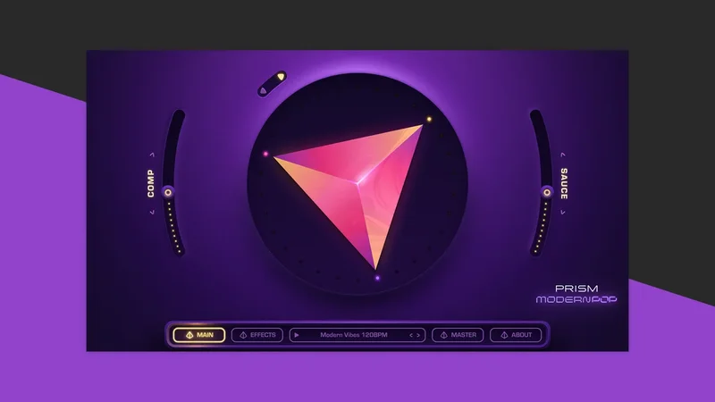 PRISM Modern Pop Drums interface