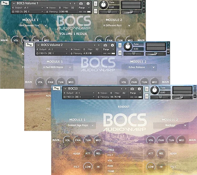 AudioWarp BOCS Bundle interface