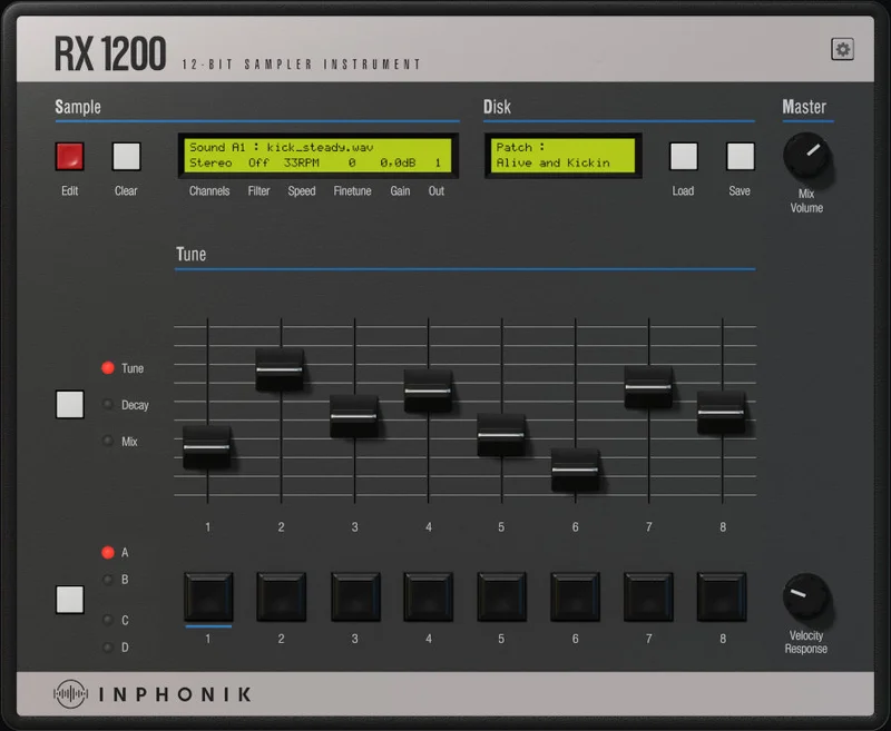 Inphonik RX Bundle interface