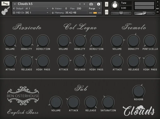 Ben Osterhouse English Bass interface