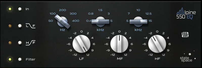 PreSonus Alpine EQ-550 - Fat Channel Plug-in interface