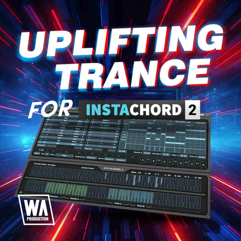 W. A. Production Uplifting Trance for InstaChord 2 interface