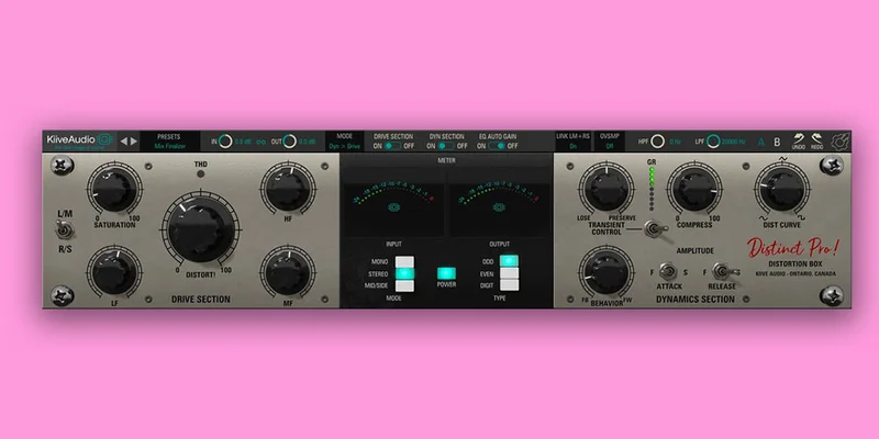 Kiive Audio Distinct Pro interface