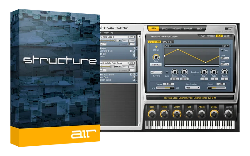 AIR Music Technology Structure 2 interface