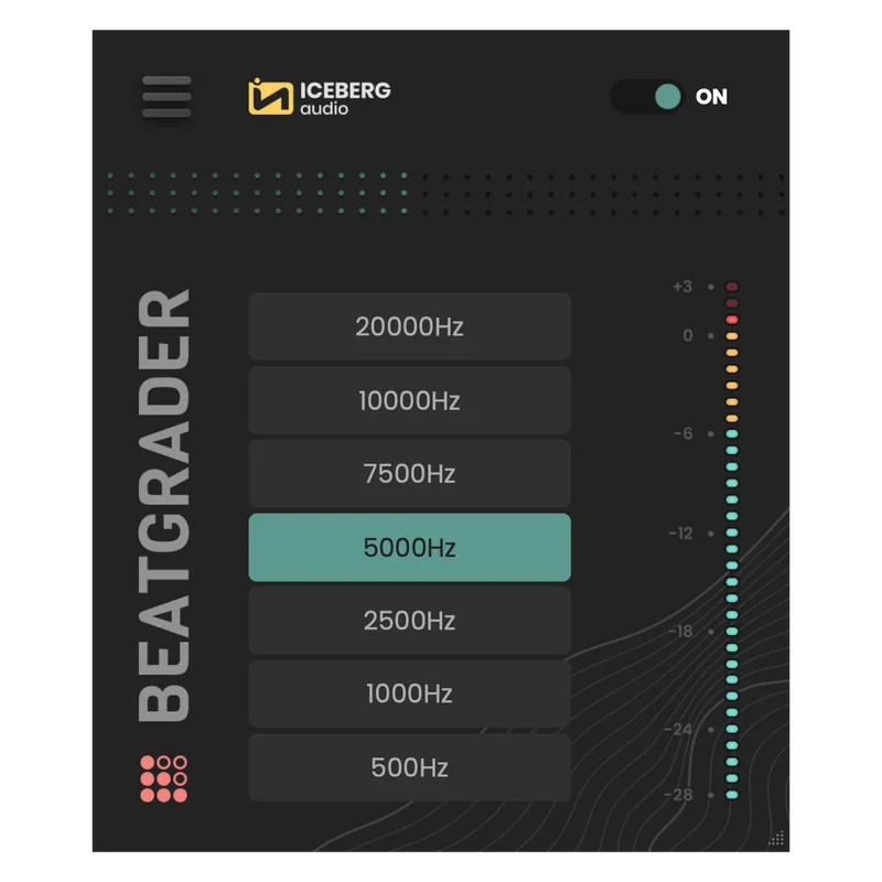 Iceberg Audio Beatgrader interface