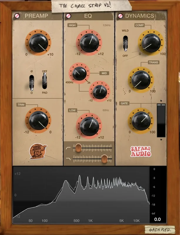 Safari Audio Camel Strip V2 interface