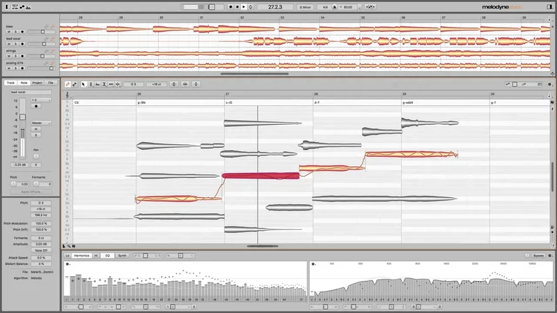 Celemony Melodyne Essential Plus Upgrade to Melodyne Studio 5 Bundle interface