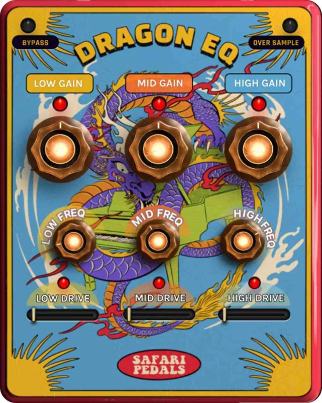 Safari Pedals Dragon EQ interface