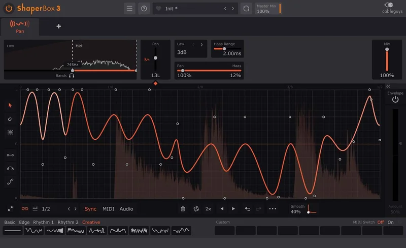 Cableguys PanShaper 4 interface