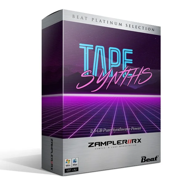 Beat Zampler Expansion: Tape Synths interface