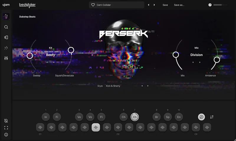 UJAM Beatmaker BERSERK interface