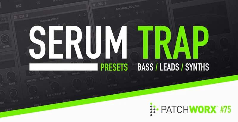 Loopmasters Trap Serum Presets interface