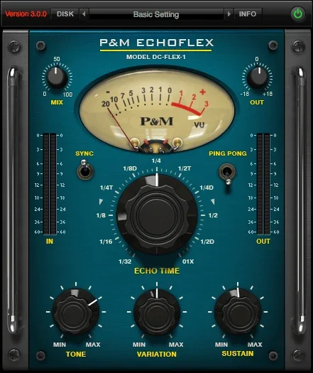 Plug and Mix Echoflex interface