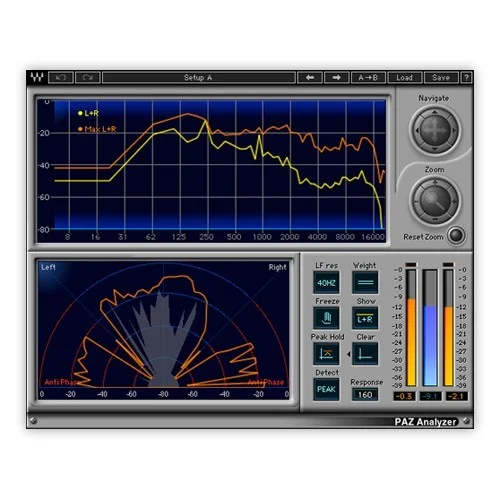 Waves PAZ interface